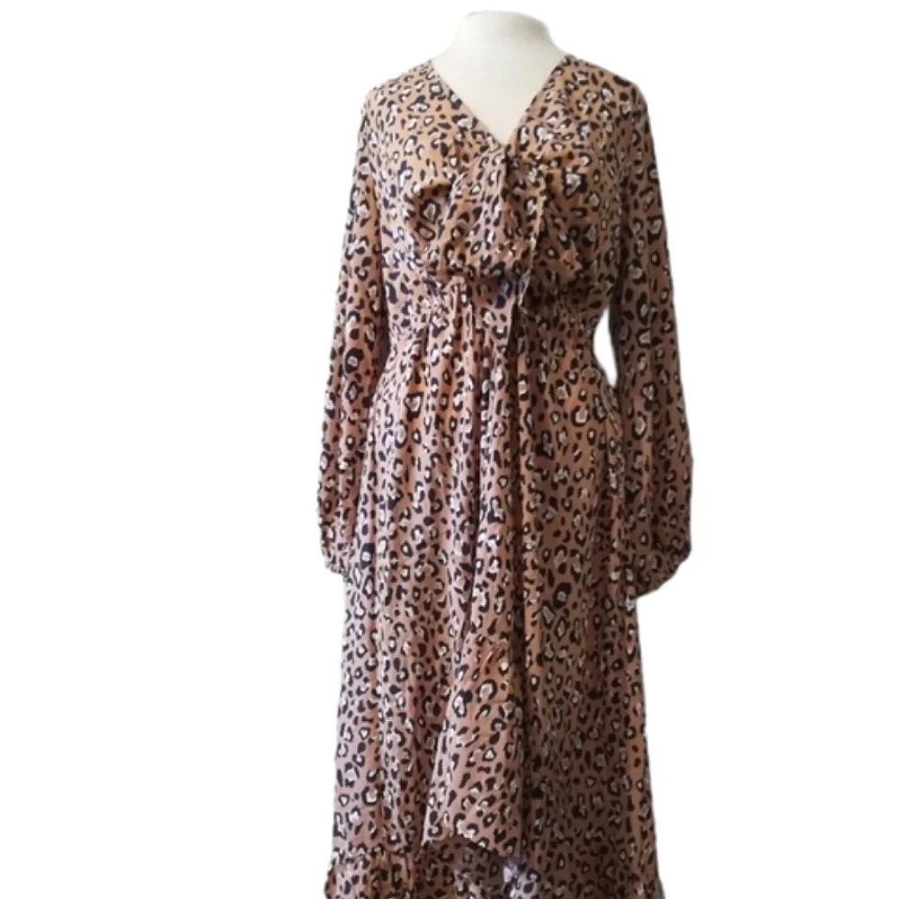 Umgee Animal Print Dress - Picture 3 of 12